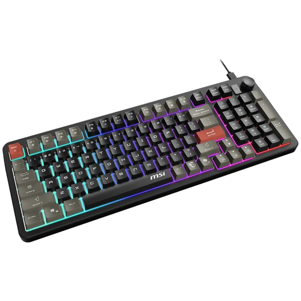 Msi Forge GK110 TR Membrane Switch Kablolu Gaming Klavye 3