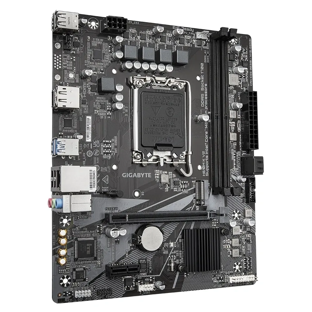 Anakart Gigabyte H610M K V2 Ddr5 4800Mhz 1700P
