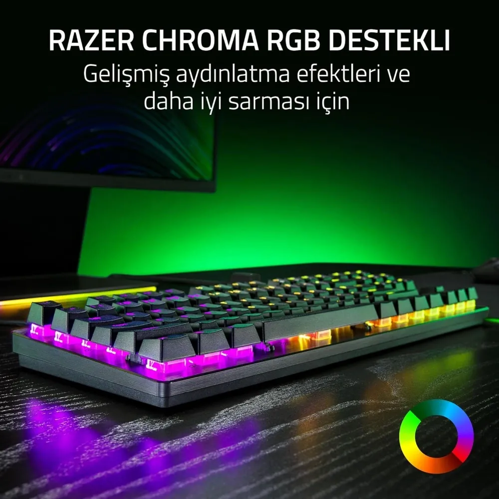 Razer Huntsman V3 X TKL RGB Purple Switch Mekanik RZ03-05021800-R3L1 thumbnail 4