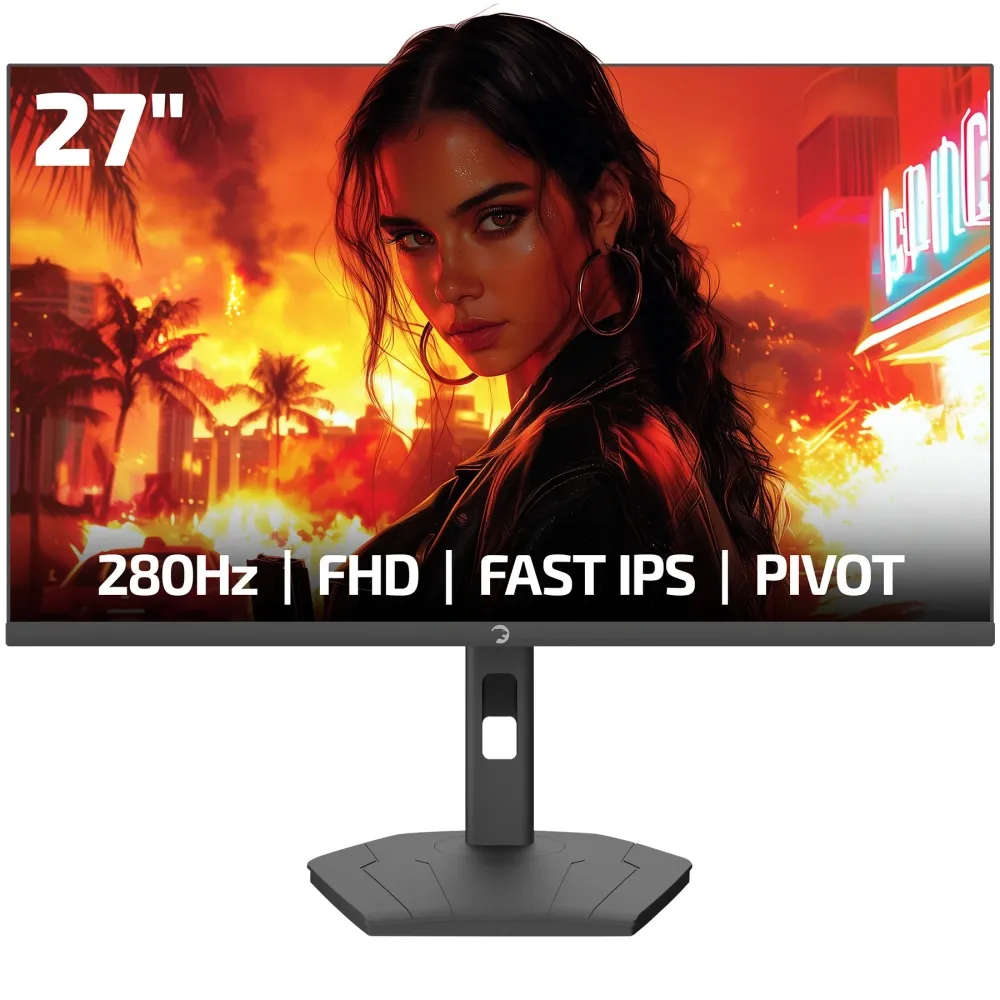 Monitör GamePower 27" Lunis L60 280Hz 0.5Ms Fast Ips Fhd RGB Pivot
