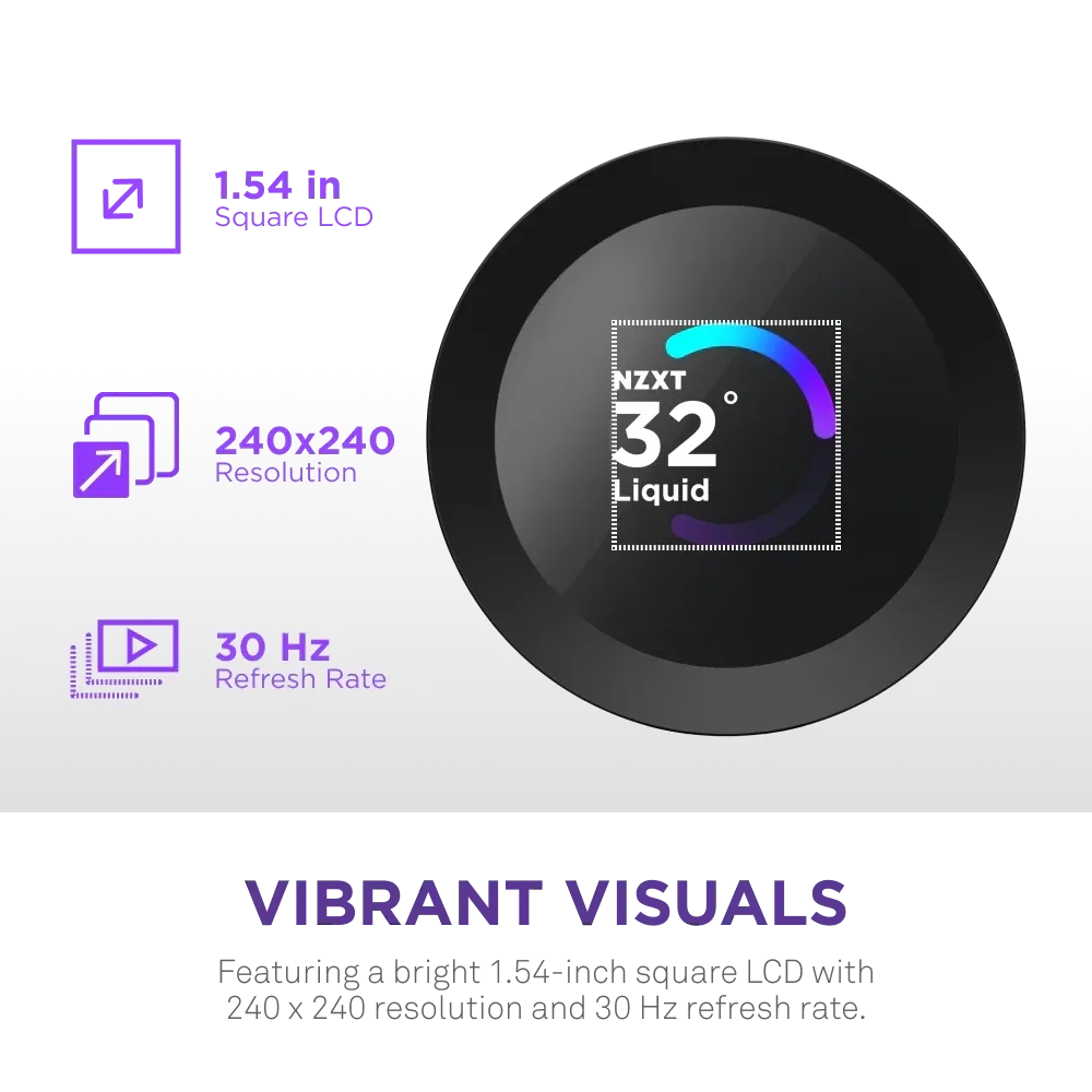 Nzxt Kraken Plus 360 RL-KR360-B2 RGB Black 360mm IntelAMD Sıvı Soğutma 3