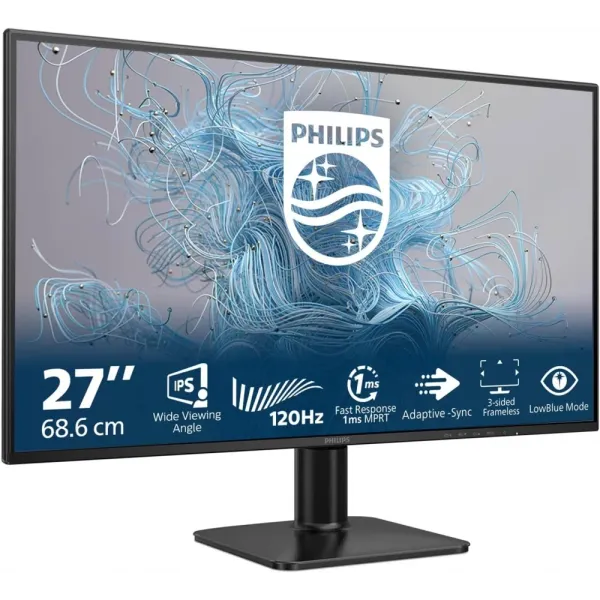 Philips 27" 27E2N1110/00 Ips MM Siyah 1ms 1920x1080 Hdmi Vga 120Hz