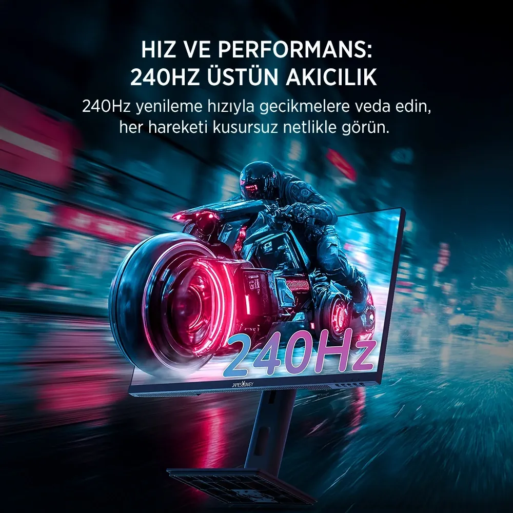 Monitör James Donkey Arven A70 27" 240Hz 0.5Ms FHD RGB Pivot 2