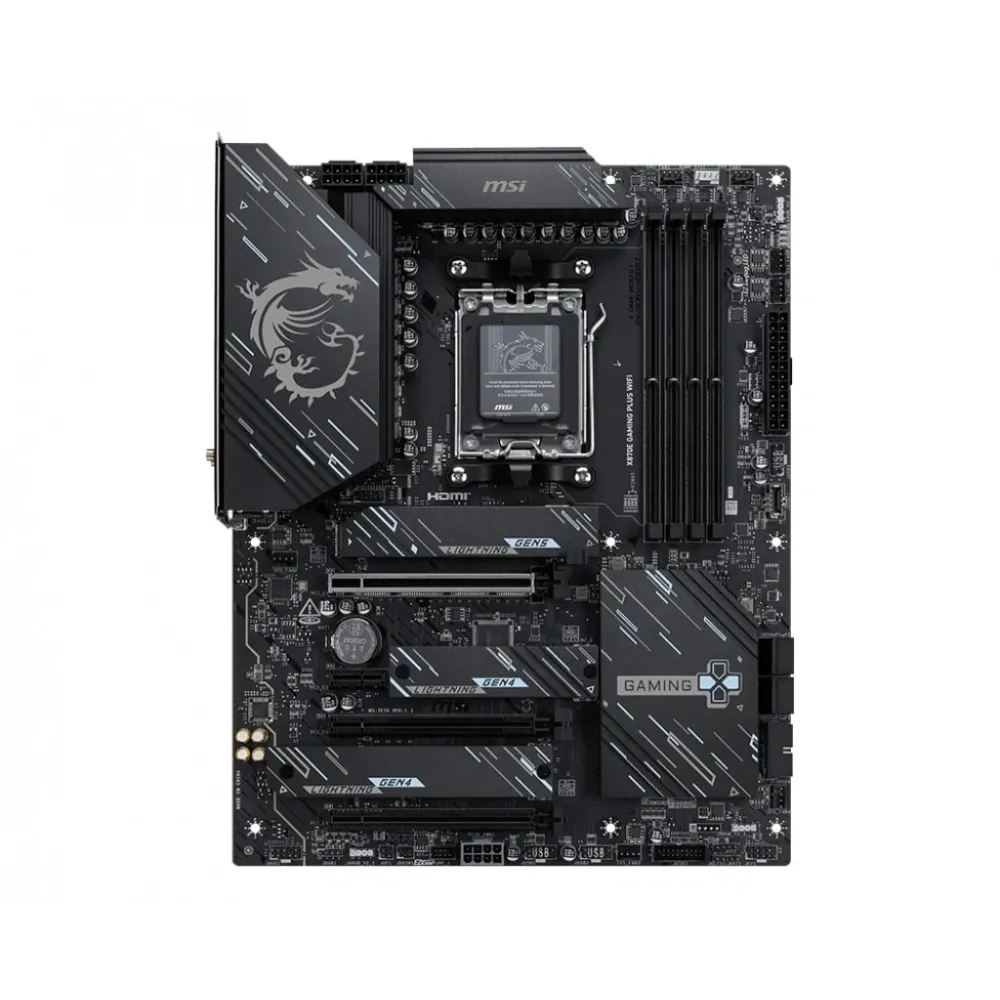 Anakart Msi X870E Gaming Plus Wi-Fi 7 Am5 Ddr5 Atx 4
