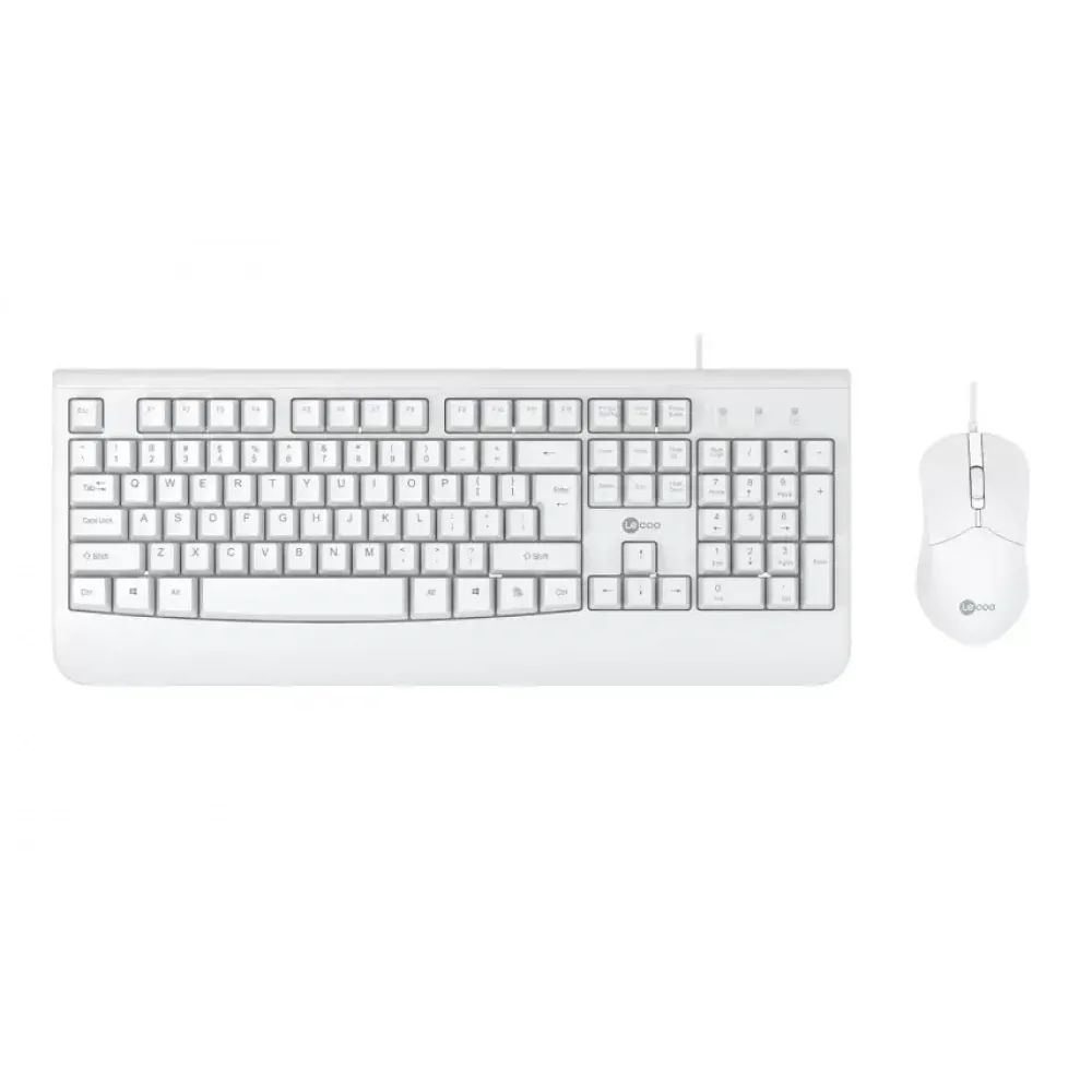 Klavye Mouse Set Lecoo Cm105 Beyaz Tr Layout