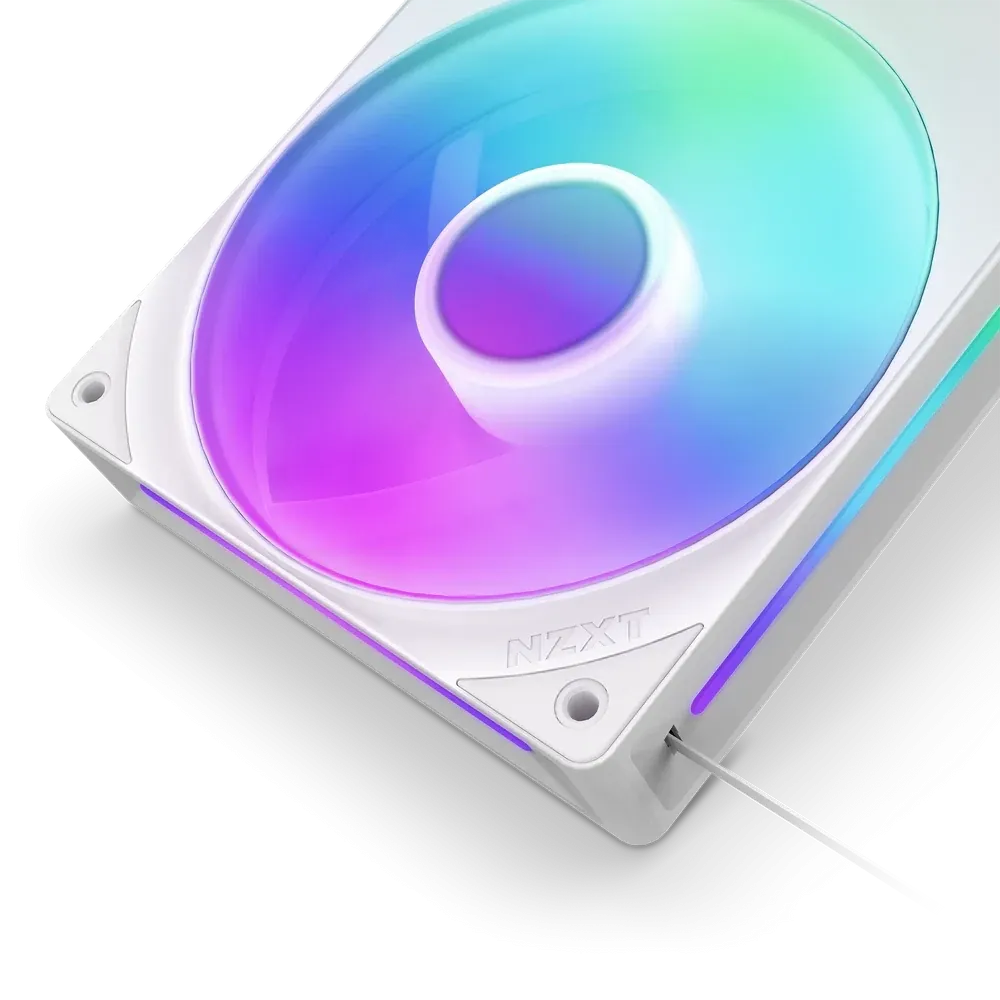 Nzxt F360 RGB RF-U36HF-W1 360mm Beyaz Kasa Fanı 2