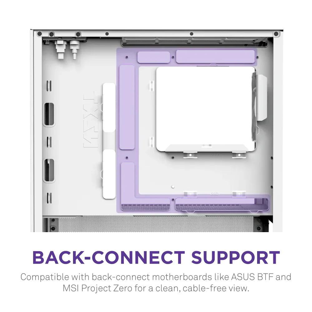 Nzxt H3 Flow CC-H31FW-01 mATX Beyaz 3