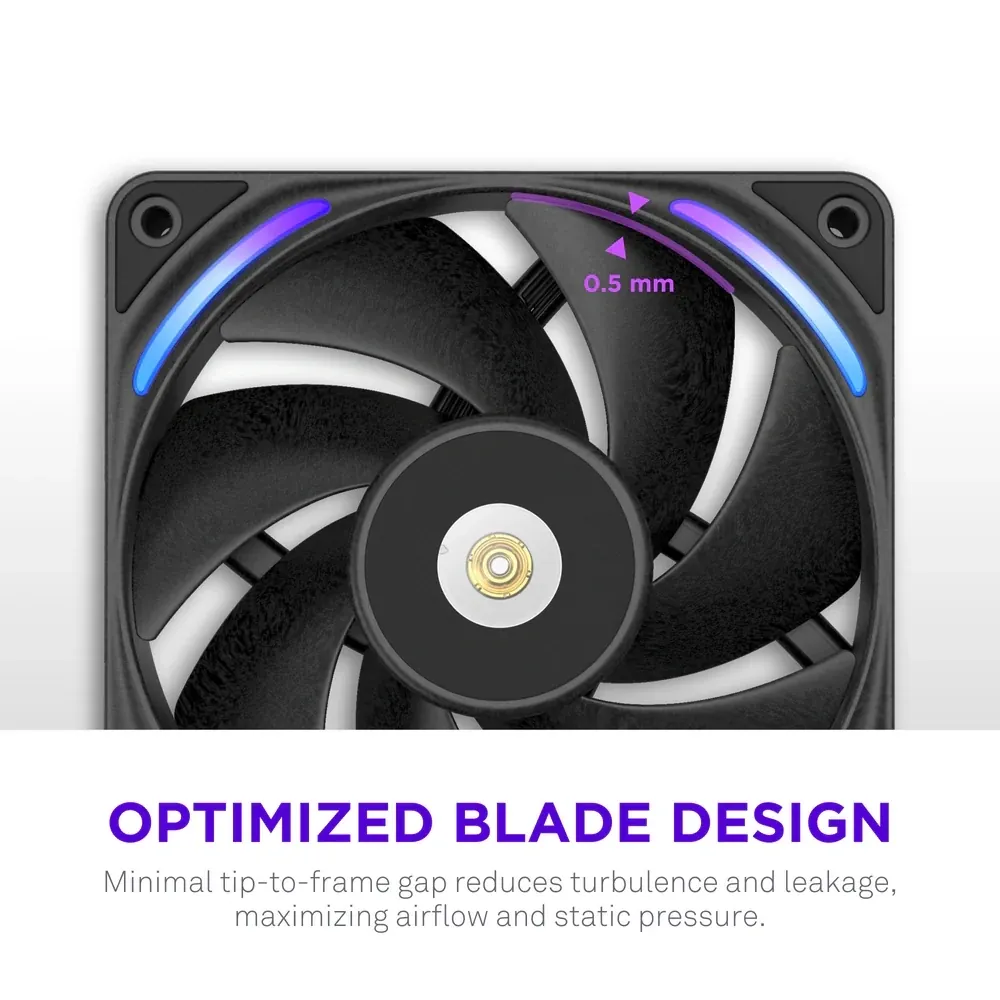 Nzxt F240X RF-U24PN-B1 Siyah 240mm Kasa Fanı 2