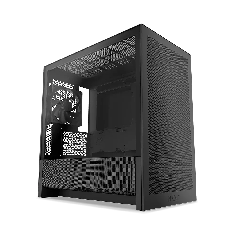 Nzxt H3 Flow CC-H31FB-01 mATX Siyah 3