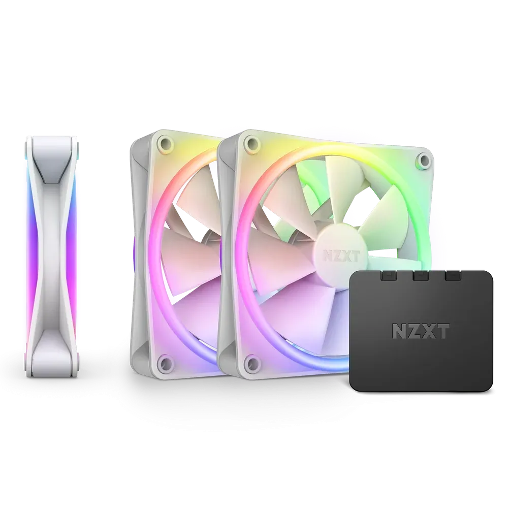 Nzxt F120 RF-D12TF-W1 RGB Duo White 120 mm Fan(3'lü Set)