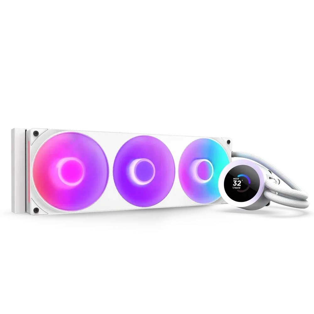 Nzxt Kraken Plus 360 RL-KR360-W2 RGB White 360mm IntelAMD Sıvı Soğutma 2