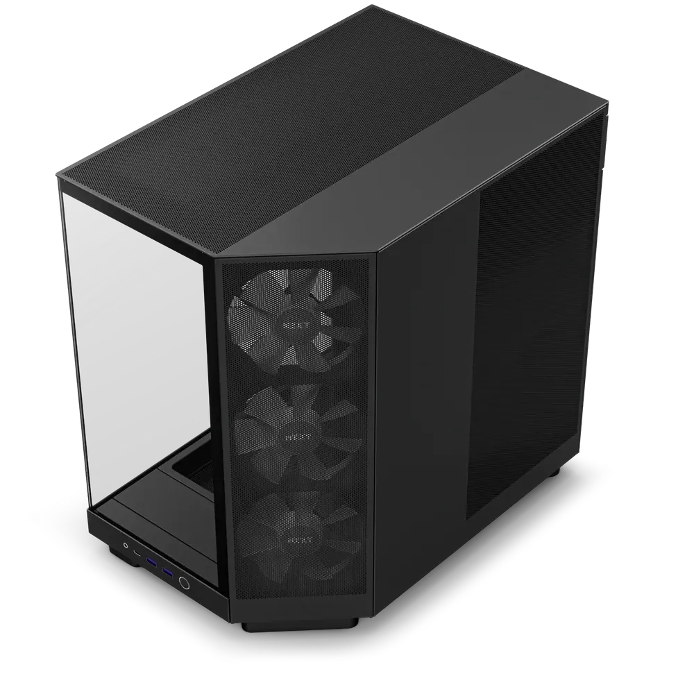 Nzxt H6 Flow RGB CC-H61FB-R1 Siyah ATX Mid Tower 4