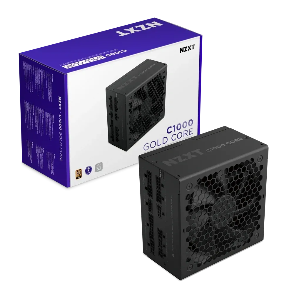 Nzxt 1000w C1000 Gold Core Atx 3.1 PA-0G3BB-EU 80+ Gold Full Modular 2