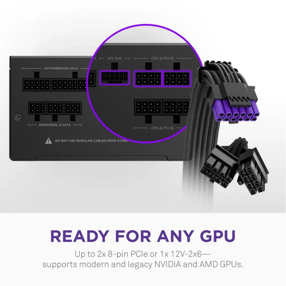 Nzxt 750w C750 Core Gold Atx 3.1 PA-7G3BB-EU 80+ Gold Full Modular 3