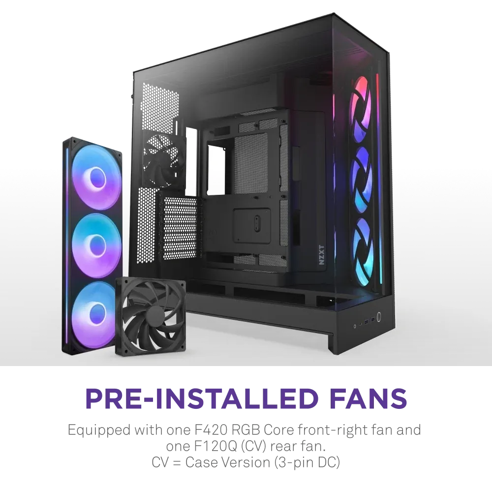 Nzxt H9 Flow RGB CM-H92FB-R1 Siyah ATX Mid Tower