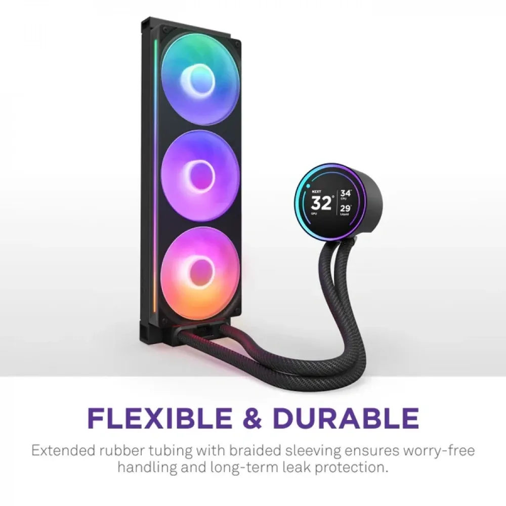Nzxt Kraken Elite 360 RGB RL-KR36E-B2 360mm Siyah Sıvı Soğutucu