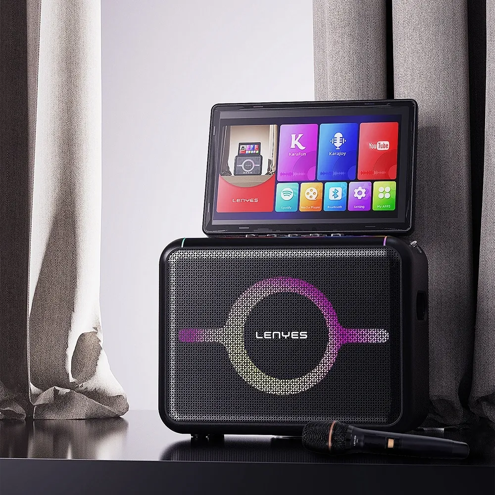 Lenyes S892 RGB Mikrofonlu Dokunmatik Ekranlı TWS Bluetooth v5.3 300W