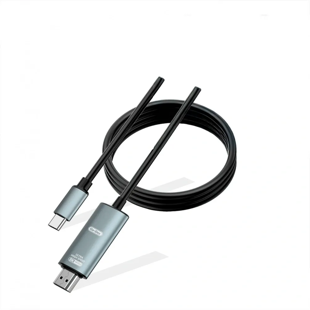 Go-Des Gd-Hm832 Type-c to Hdmi 1.8m 8k Kablo