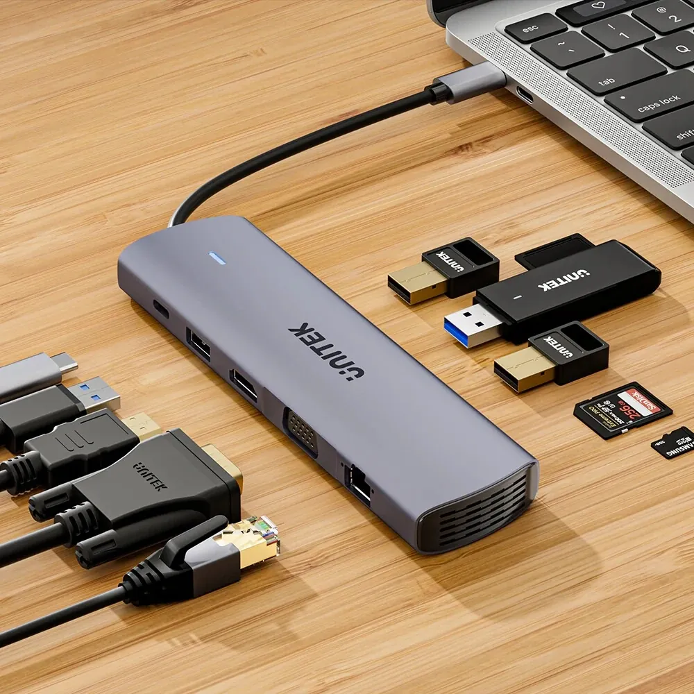 Unitek uHUB U11+ 11 in 1 USB-C Hub (D1113BGY01)