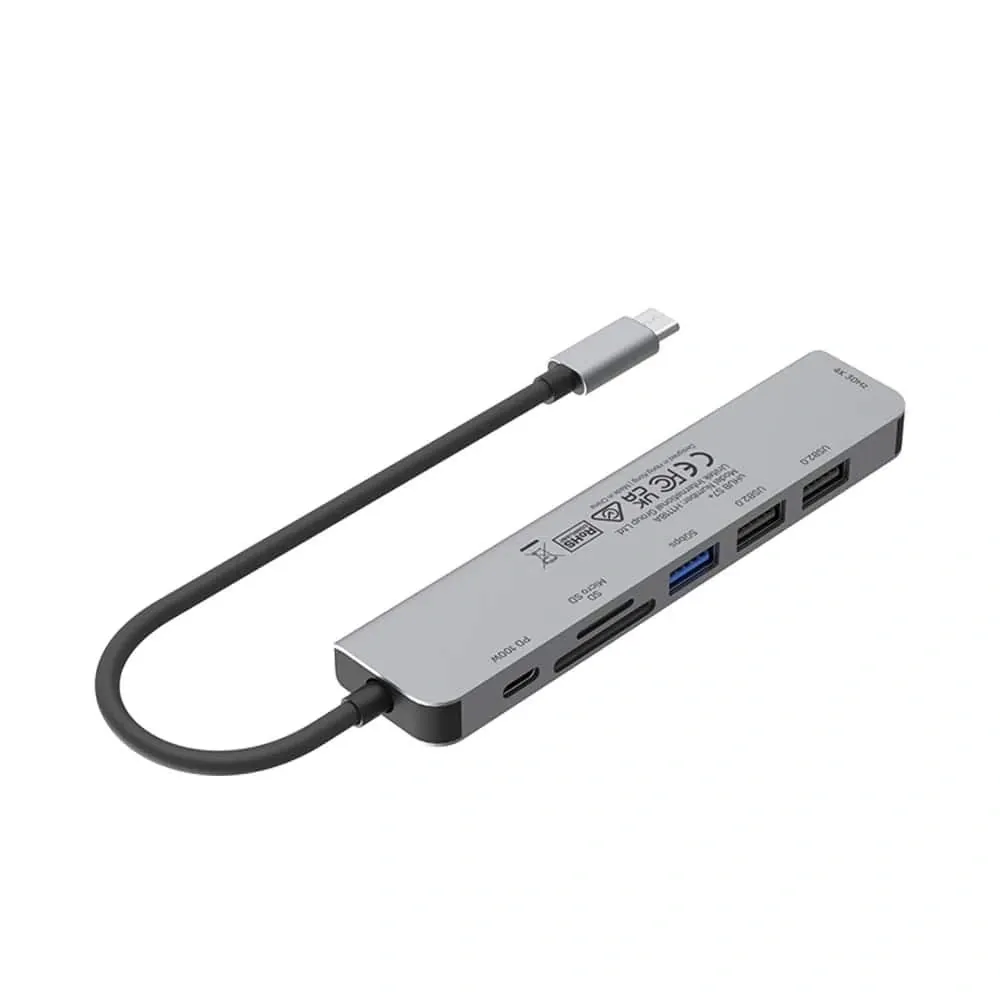 Unitek Type-C to 7 Port Hub Dönüştürücü (H1118A)
