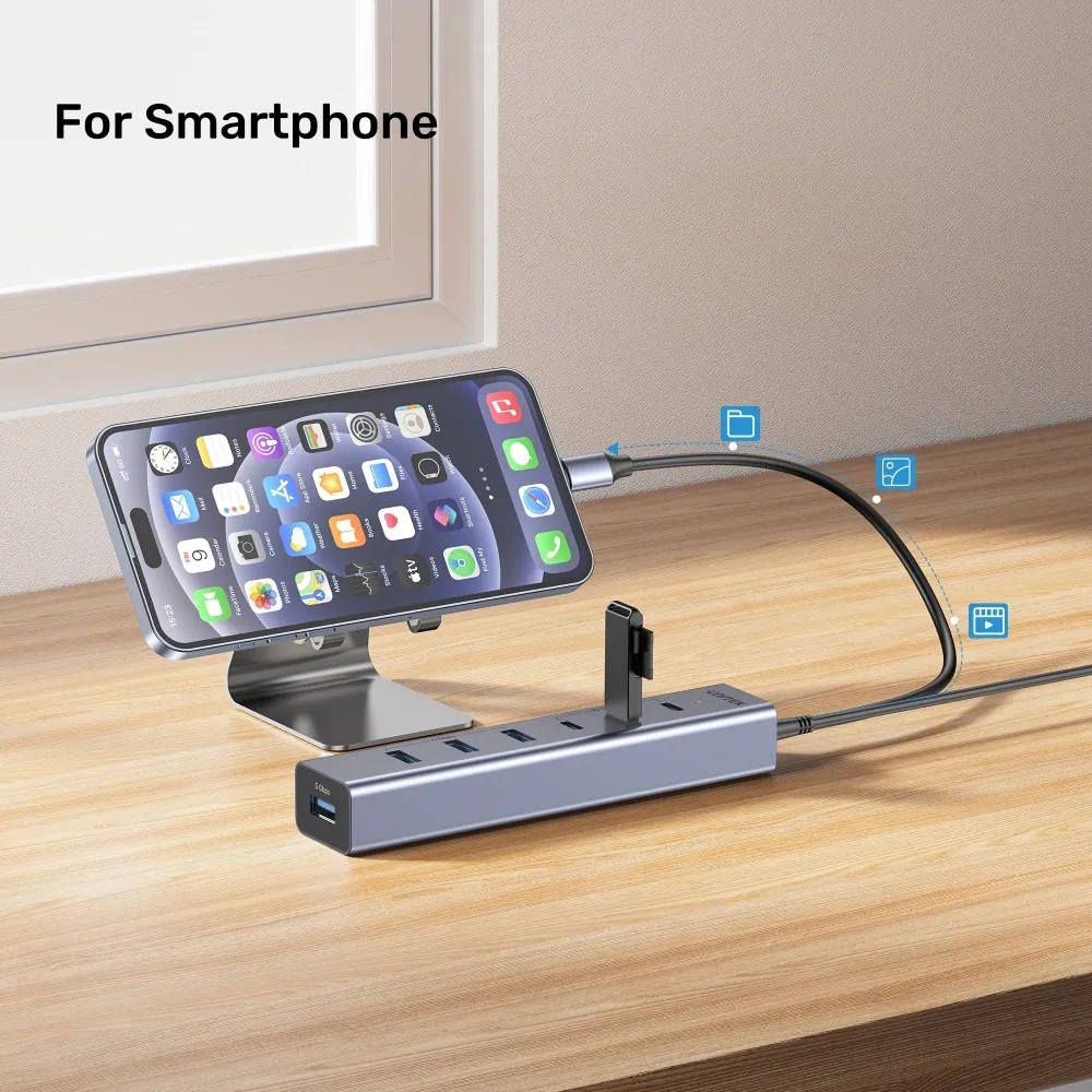 Unitek uHUB S7+ 7si 1 arada USB-C Hub (H1335AGY01-EU)