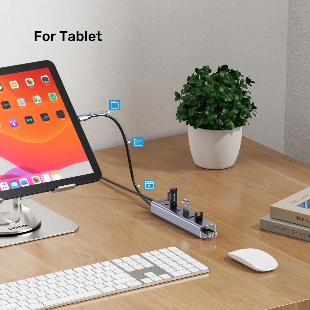 Unitek uHUB S7+ 7si 1 arada USB-C Hub (H1335AGY01-EU) 2