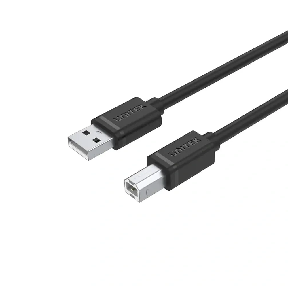Unitek USB 2.0 to USB B 3Mt Yazıcı Kablosu (Y-C420GBK)