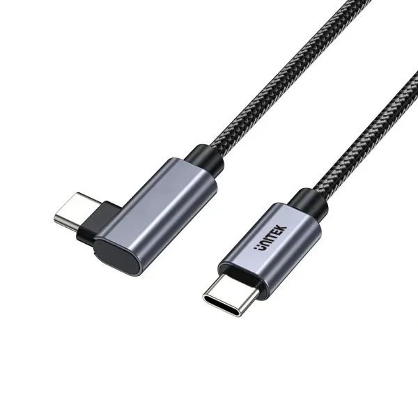 Unitek Type-C to Type-C 100W 5Mt 90 Açı Hızlı Şarj Kablosu (C14123BK-5