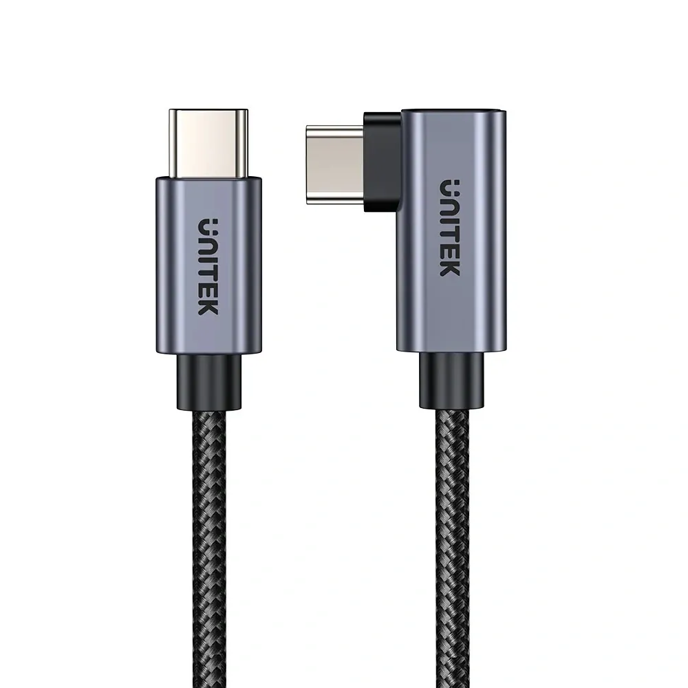 Unitek Type-C to Type-C 100W 5Mt 90 Açı Hızlı Şarj Kablosu (C14123BK-5 2