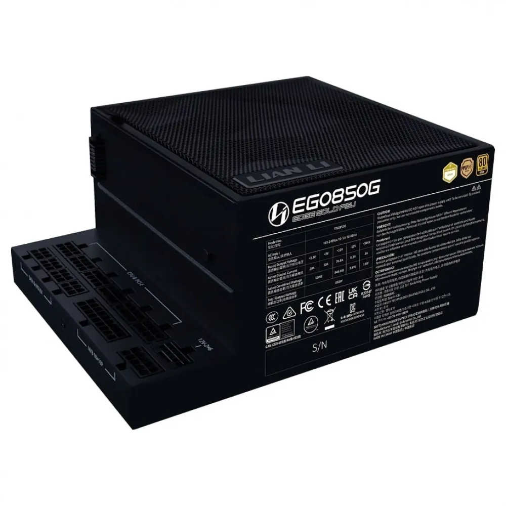 Power Supply Lian Li Edge.850 Siyah 850W 80+ Gold G9P.EG0850G.B000.EU