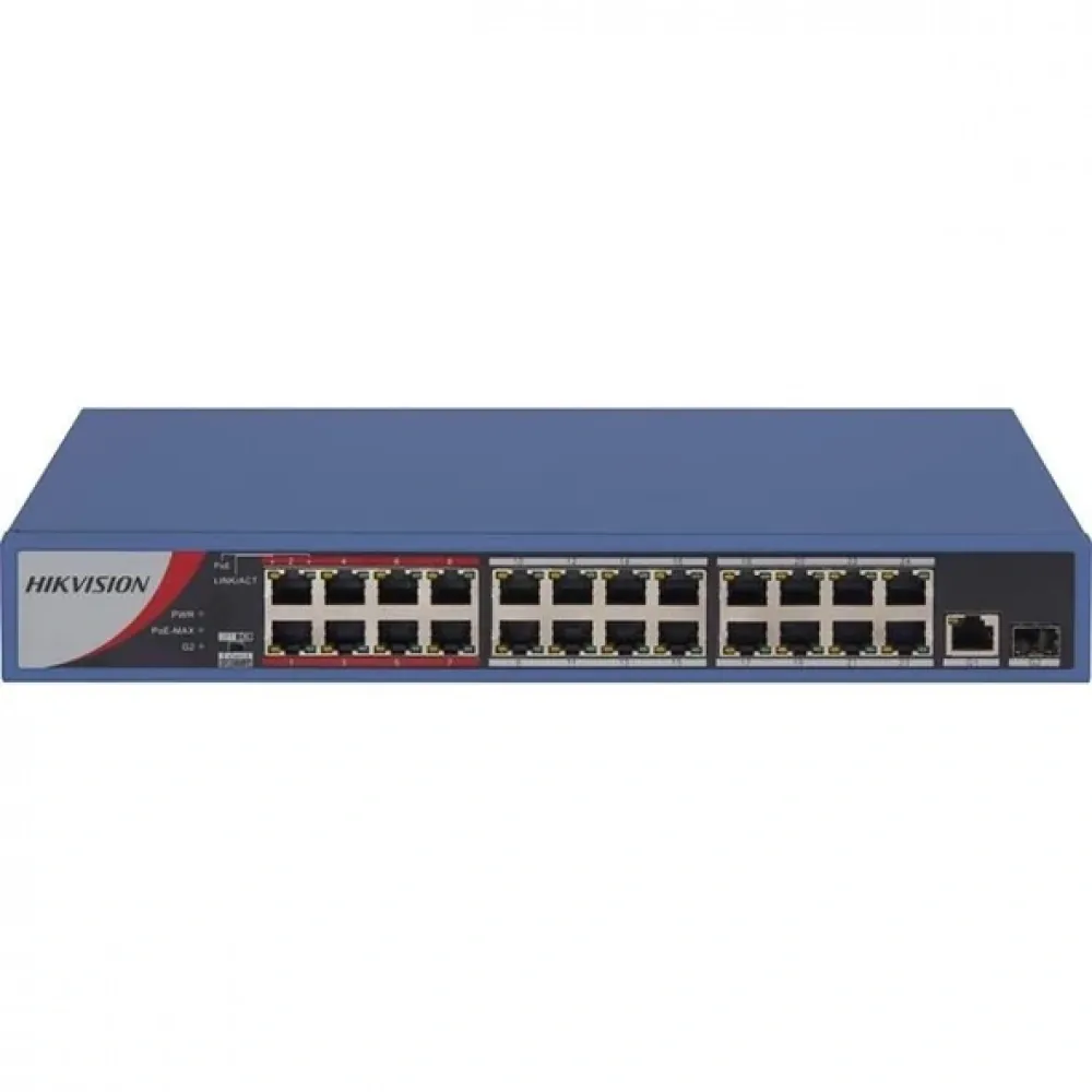 Hikvision Ds-3E0326P-E/M(B) 24Xfe+1Xge-1Ge/Spf 240W Poe Switch