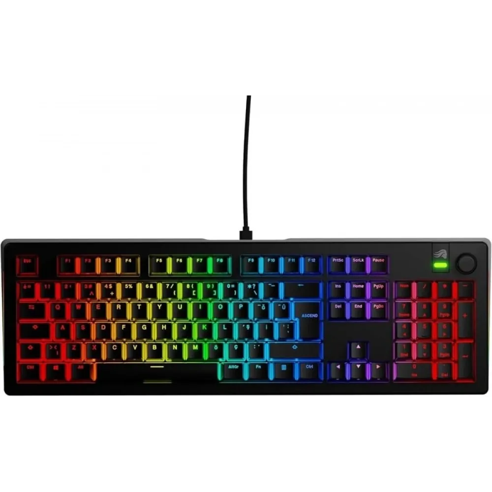 Glorious GMMK3 Fox Linear Switch 100 Kablolu Mekanik Siyah Tr Layout 2