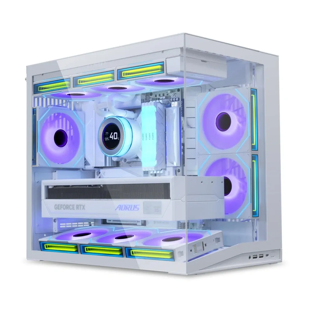 Lian Li O11 Dynamic Mini V2 Beyaz Mid-Tower Kasa (G99.O11DMIV2W.00) 3