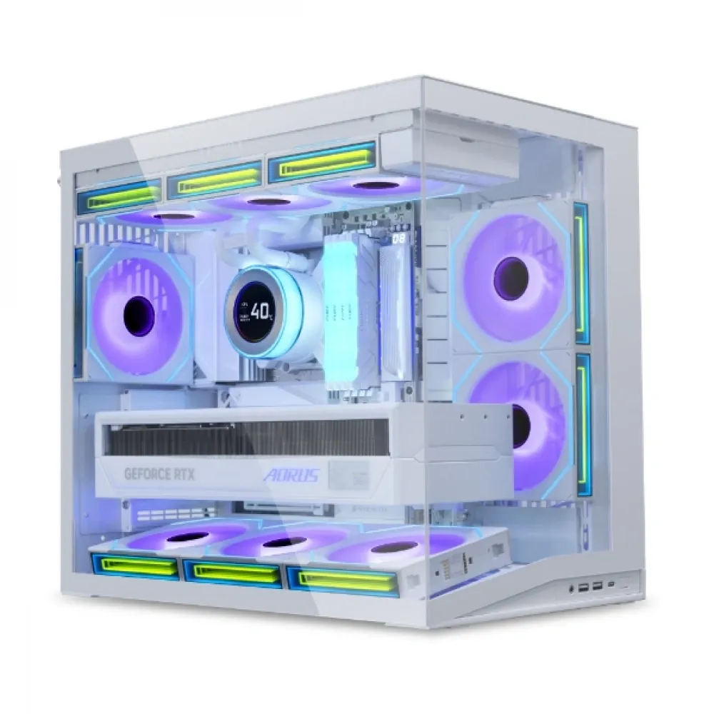 Lian Li O11 Dynamic Flow Mini V2 Beyaz Mid-Tower (G99.O11DMIV2FW.00) 2