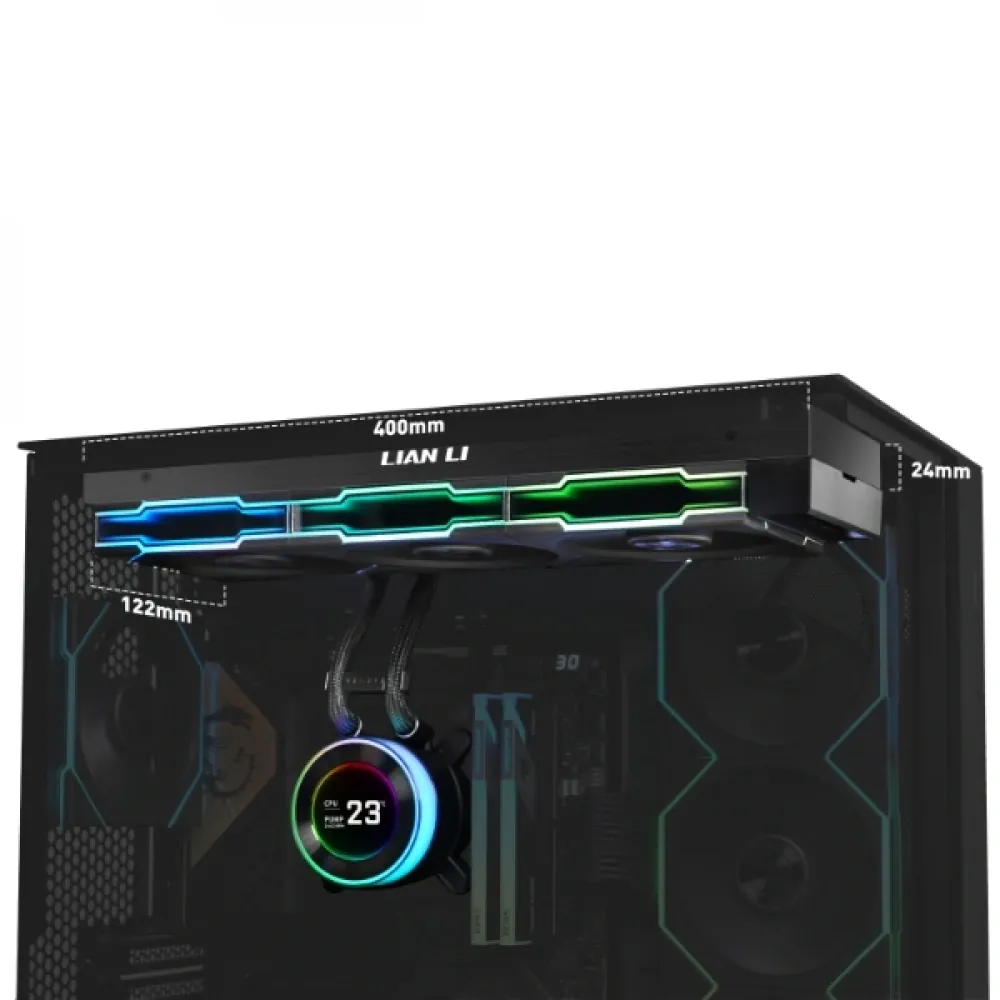 Lian Li Hydro-Shift II LCD-C 360CL Siyah Sıvı Soğutucu G89.GHS2LCD36RB