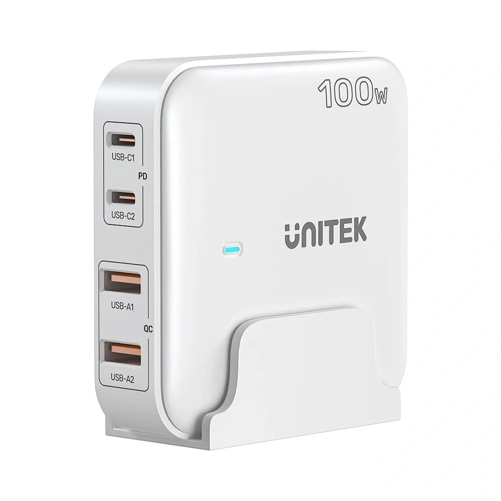 Unitek 100W Masaüstü GAN Şarj İstasyonu Beyaz (P1229AWH) 2