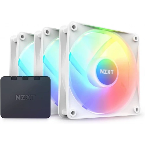 NZXT RF-C12TF-W1 NZXT F120 RGB Core White 120 mm Fan (3lü Set)
