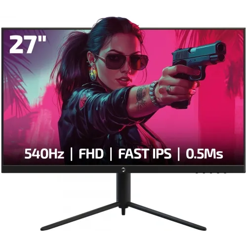 GamePower Lucid S60 27 0.5ms 540Hz Flat Fast IPS FHD RGB Pivot Speak