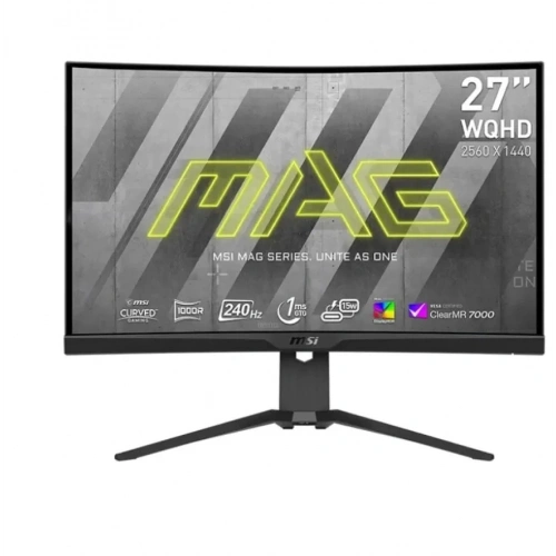 Msi 27 G275Cqrxf Curved 1000R Rapıd Va 240Hz 1Ms 2560X1440