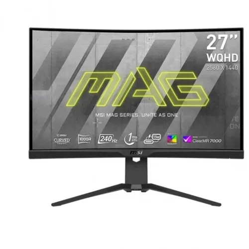 Msi 27 G275Cqrxf Curved 1000R Rapıd Va 240Hz 1Ms 2560X1440
