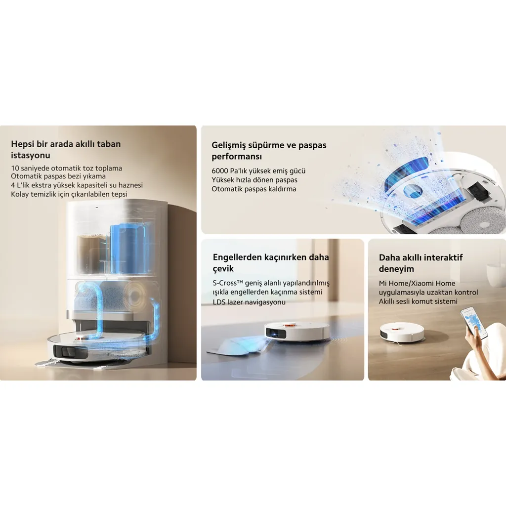 XİAOMİ X20 PLUS VACUUM/MOP ROBOT SÜPÜRGE 5