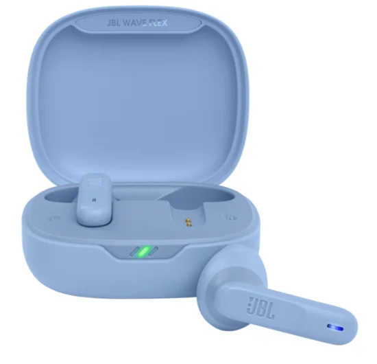 JBL WAVE FLEX BLUETHOOTH EARPHONES BLUE