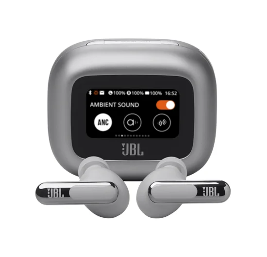 JBL LİVE BEAM 3 SİLVER BLUETHOOTH HEADPHONES
