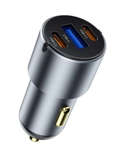 CC032 NANO PRO SERİSİ DUAL TYPE-C + USB-A 60W ARAÇ ŞARJI
