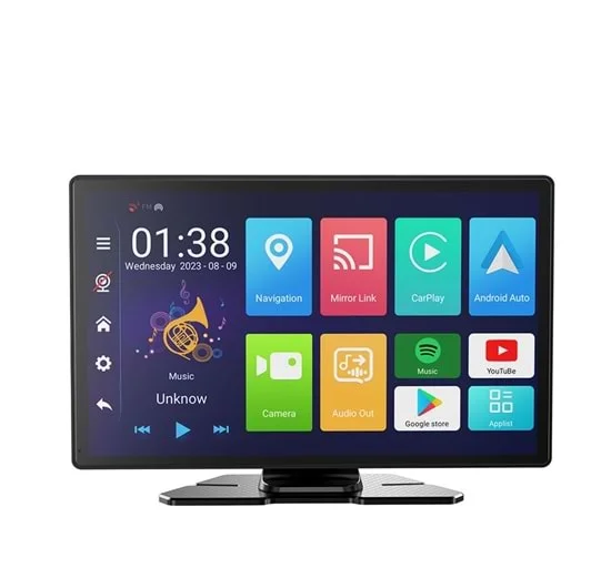PORODO 9" ANDROID CARPLAY DISPLAY SCREEN PD-ADSCN-BK