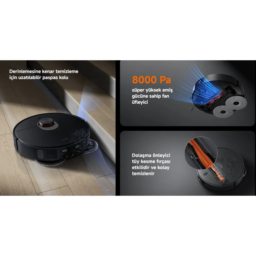 XİAOMİ X20 MAX VACUUM/MOP ROBOT SÜPÜRGE 4