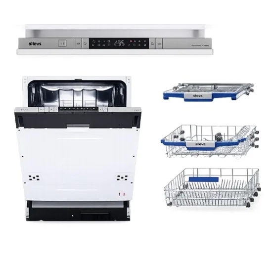 STİLEVS ANKASTRE BULAŞIK MAKİNESİ 8 PROGRAM İNOX ST-DW14LP801EU(C