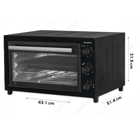 KUMTEL KF-5320 MİNİ FIRIN SİYAH 3