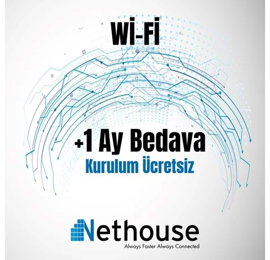 NETHOUSE 15MBPS 6 AYLIK İNTERNET