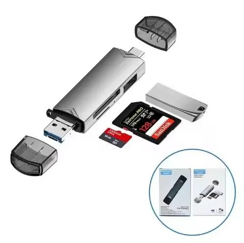 D-398 KART OKUYUCU TYPE-C+USB 2.0+SD+MİCROSD+USB